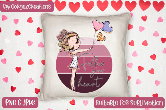 Download Follow Your Heart, Girl with Balloons - Girl with balloons Collection
